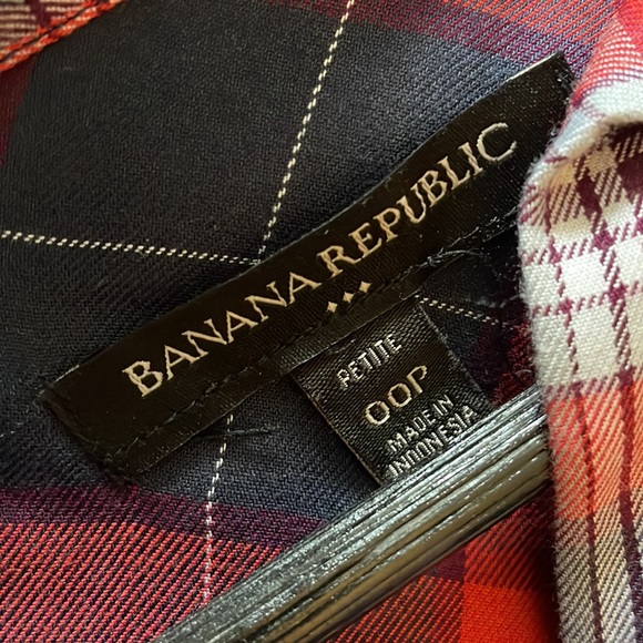 BANANA REPUBLIC plaid dress - Picture 3 of 3